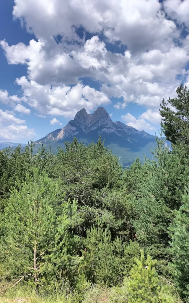 panoramic view of Pedraforca mountain